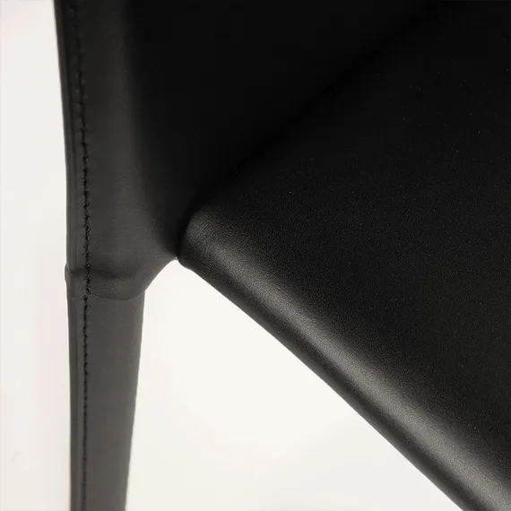 Стул Rolf черная кожа