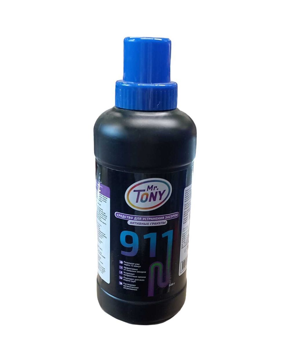 Мр.Тони Для устранения засоров гранулы 500г