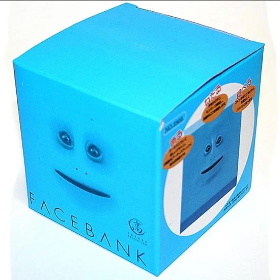 Копилка интерактивная Жующая монеты, синяя