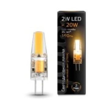 Лампа Gauss LED G4 AC220-240V 2W 2700K 107707102