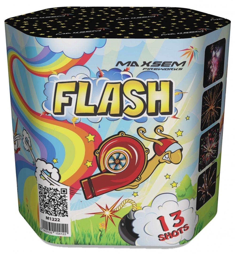 Батарея салютов "FLASH"  1,2"/13 залпов