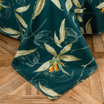 Комплект постельного белья Сатин с Одеялом 100% хлопок на резинке OBR131