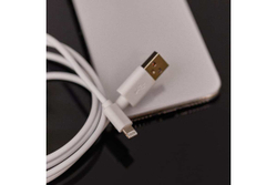 Кабель REXANT USB для iPhone 5/6/7 моделей шнур 1М белый 18-1121