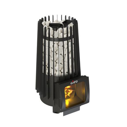 Дровяная банная печь Grill'D Cometa Vega 180 Short Window Max