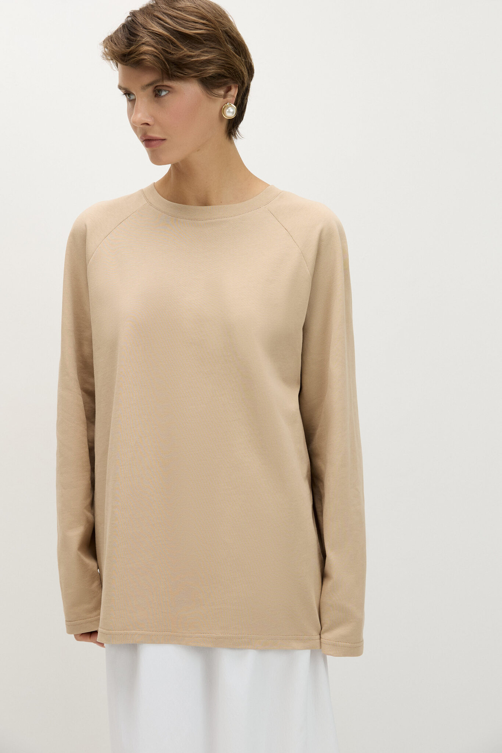 Лонгслив свободный