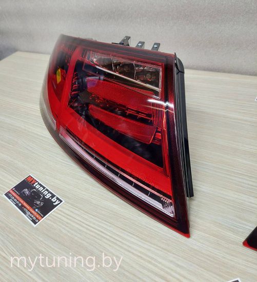 Задние фонари red white led bar для Audi TT 8J