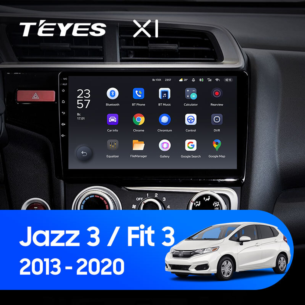 Teyes X1 10,2" для Honda Fit, Jazz 3 2013-2020