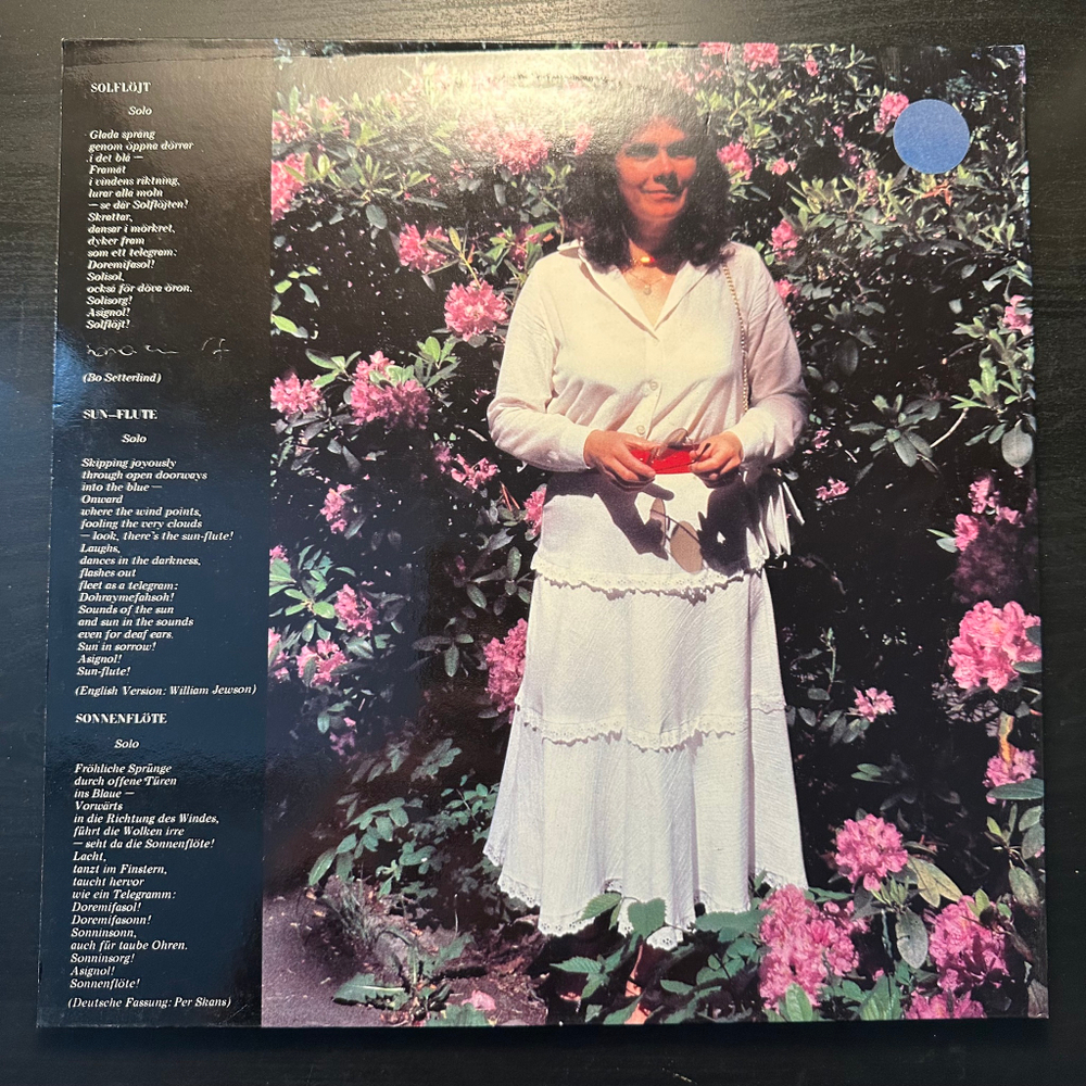 Gunilla von Bahr - Солнечная флейта 3 (Швеция 1983г.)