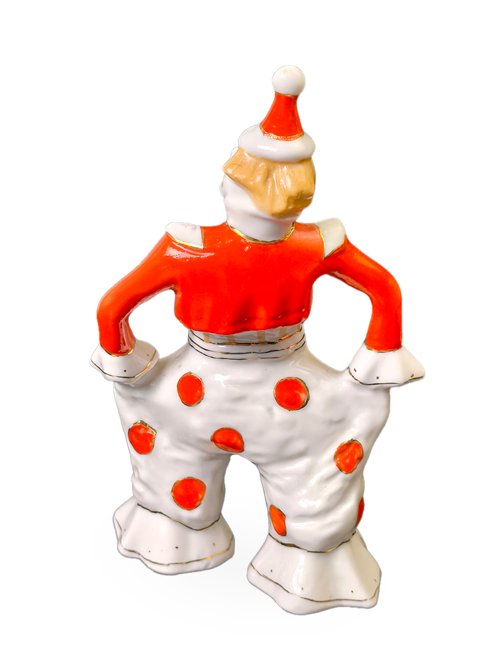 Фарфоровая статуэтка "Клоун" ДФЗ Вербилки