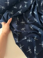 Ткань для шитья штапель вискоза принт