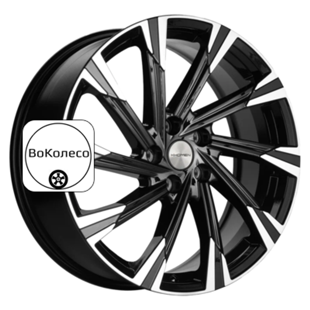 7,5x19/5x108 ET33 D60,1 KHW1901 (Chery Tiggo 7 Pro) Black-FP Khomen Wheels