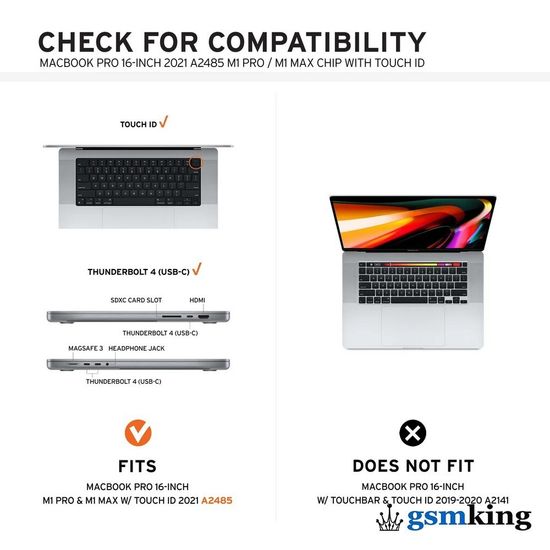 UAG [U] DOT Series Case for Apple MacBook Pro 16-inch (M1 PRO / M1 ﻿MAX) (2021) Black/Ice (Прозрачный) 134004114340