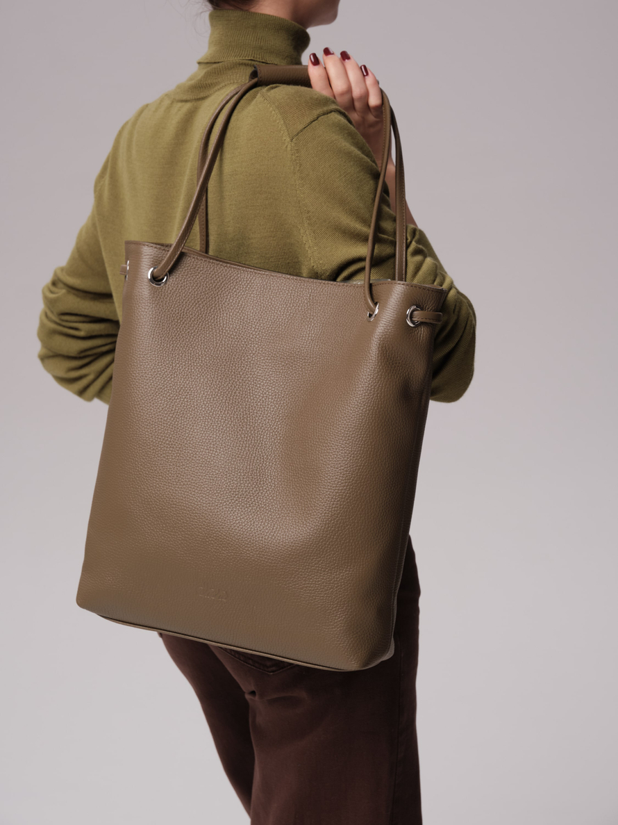 Кожаная сумка DBR 31228 зеленый дуб