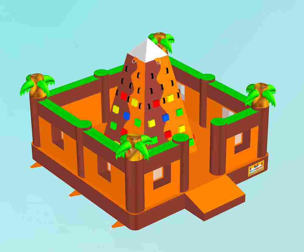 Батут-скалодром «К облакам» 5*5*4 м