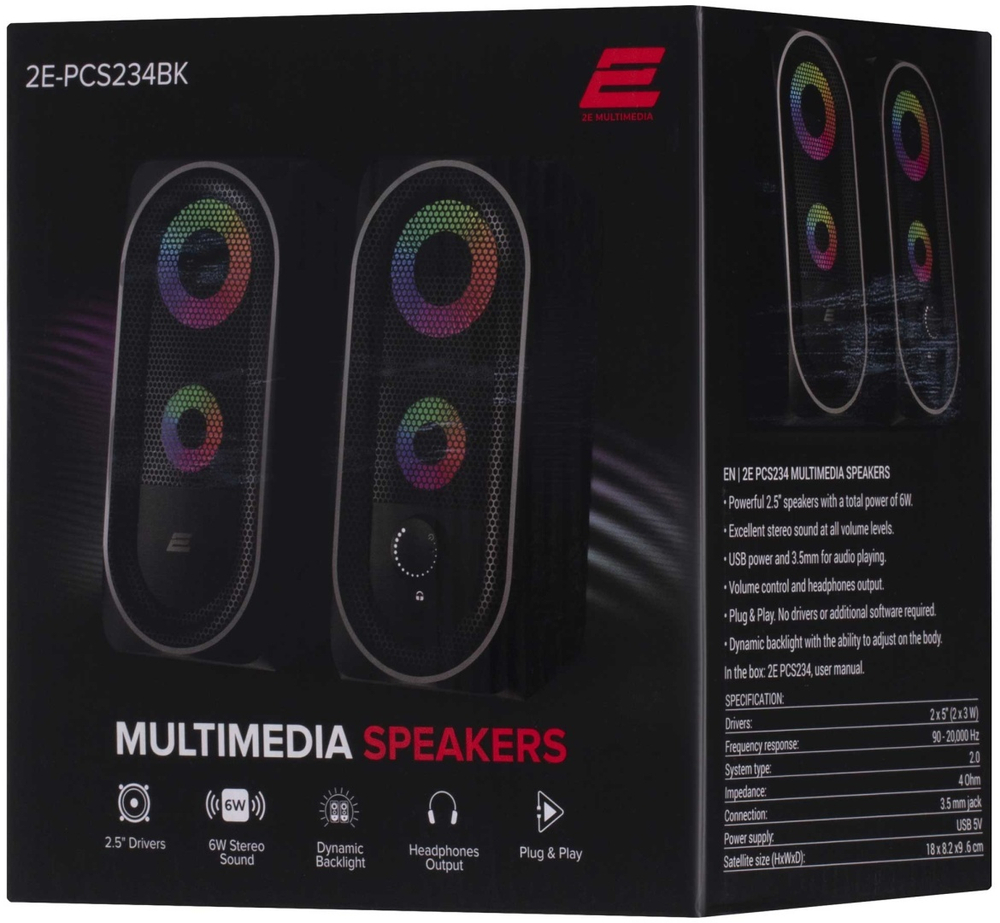 Акустическая система 2E PCS234 RGB