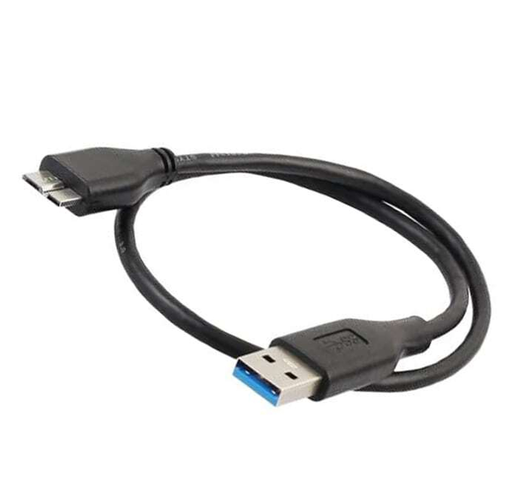 Кабель USB 3.0 - Micro-B для Samsung Galaxy Note 3 (черный) 1м, для жестких дисков