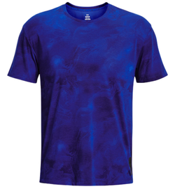 Мужская теннисная футболка Under Armour Men's UA Run Anywhere Streaker Short Sleeve - bauhaus blue/versa blue