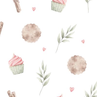 Акварельные сладости.