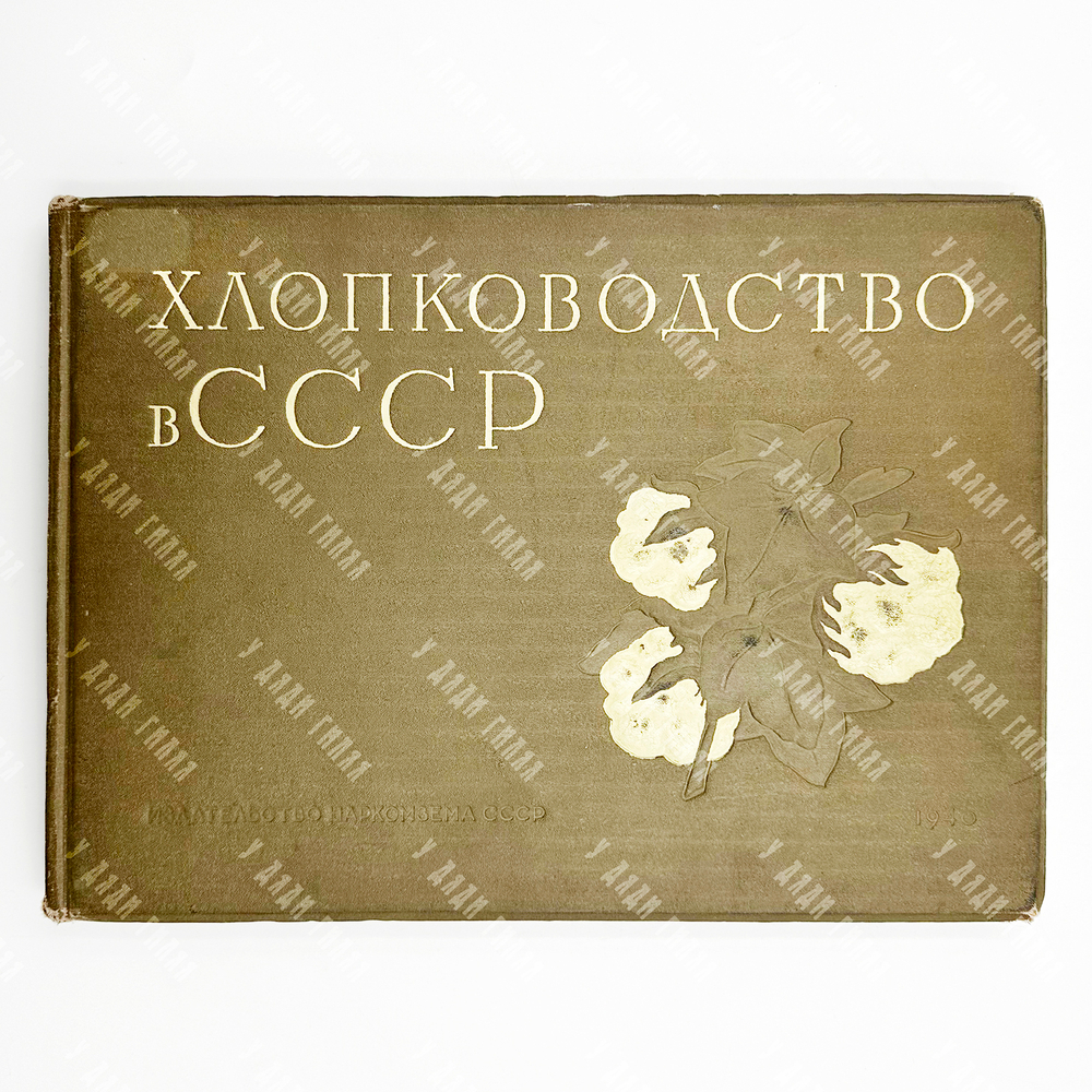 [РЕДКОСТЬ! Альбом] Хлопководство в СССР. М. 1940 г. [Ил. И. М. Лебедева, М. П. Меркушова,..