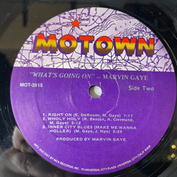 Винтажная виниловая пластинка LP Marvin Gaye, What's Going On (США 1987)