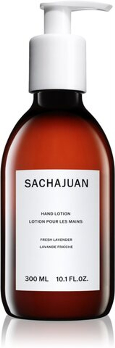 Sachajuan Hand Lotion Fresh Lavender - увлажняющий крем для рук с ароматом лаванды /   300  ml  / GTIN 7350016332798