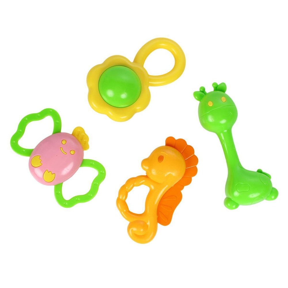 Набор погремушек 4шт, бутылочка 326-B113