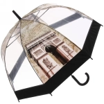 Зонт-трость женский купол «Сити», 8 спиц, микс 4 цвета, d-80см, длина в слож. виде 82см