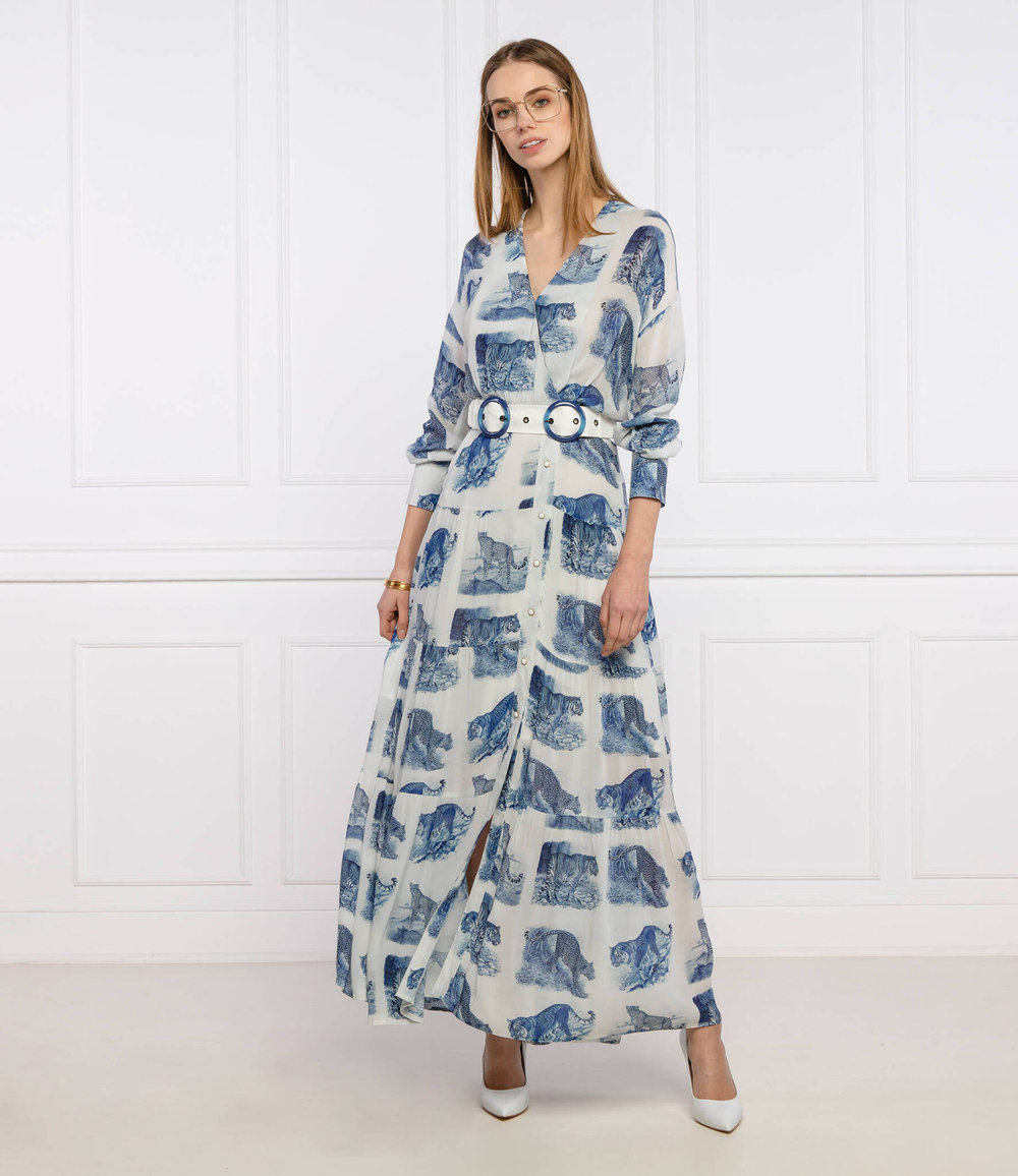 платье с ремешком peakes Silvian Heach - голубой(PGP21165VE)