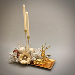 «Зимняя сказка» - новогодняя композиция со свечами