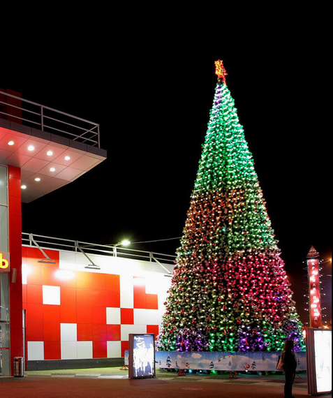 Комплект освещения 3D Премиум для елей высотой 22 м., 64 шт. * 22 м., Green Trees (3D22)