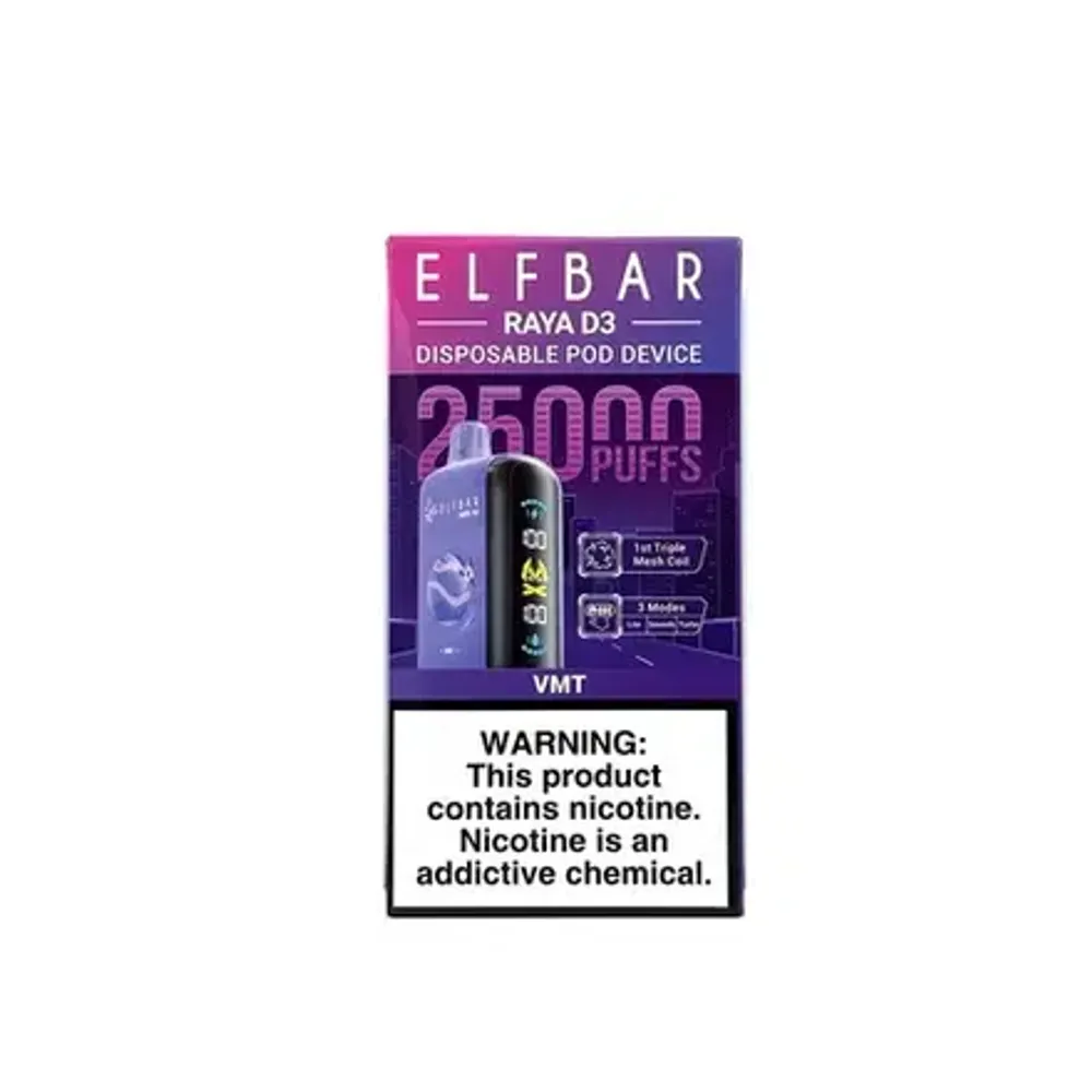 ELF BAR RAYA D3 - VMT (5% nic)