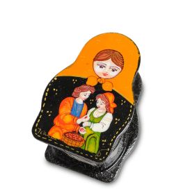 Народные промыслы ШК-12/ 2 Шкатулка «Матрешка» в асс.