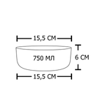 Миска "efox" для питомцев из нержавеющей стали, форма чаша