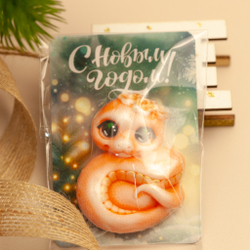 Мыло "Змейка открытка"