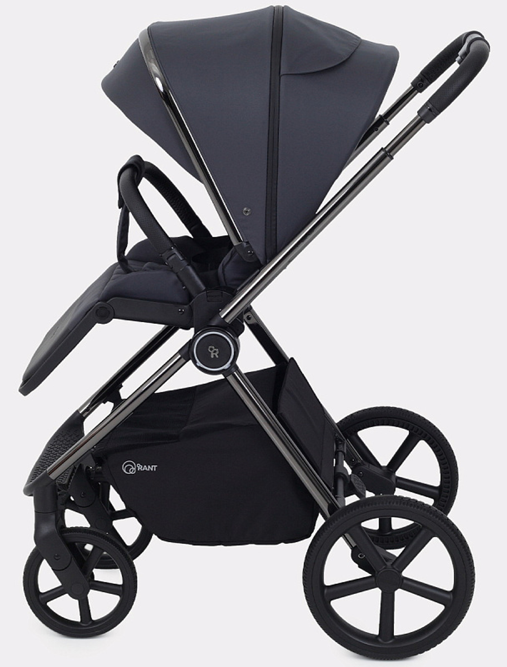 Детская коляска Rant Teo Black Chrome 2 в 1 Graphite
