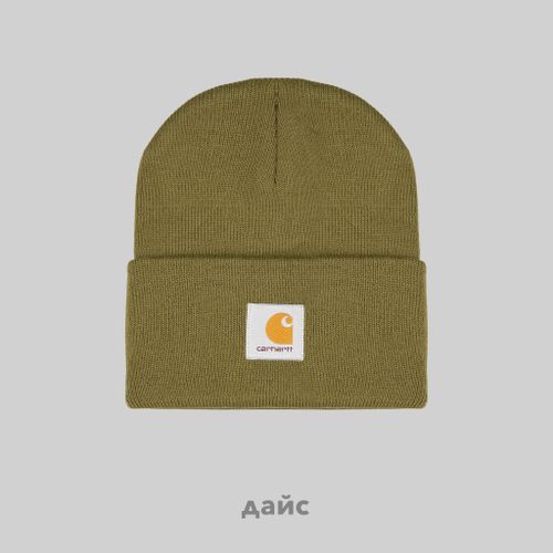 Шапка Carhartt WIP Acrylic Watch Hat артикул:I020222_office_green - купить в магазине Дайс