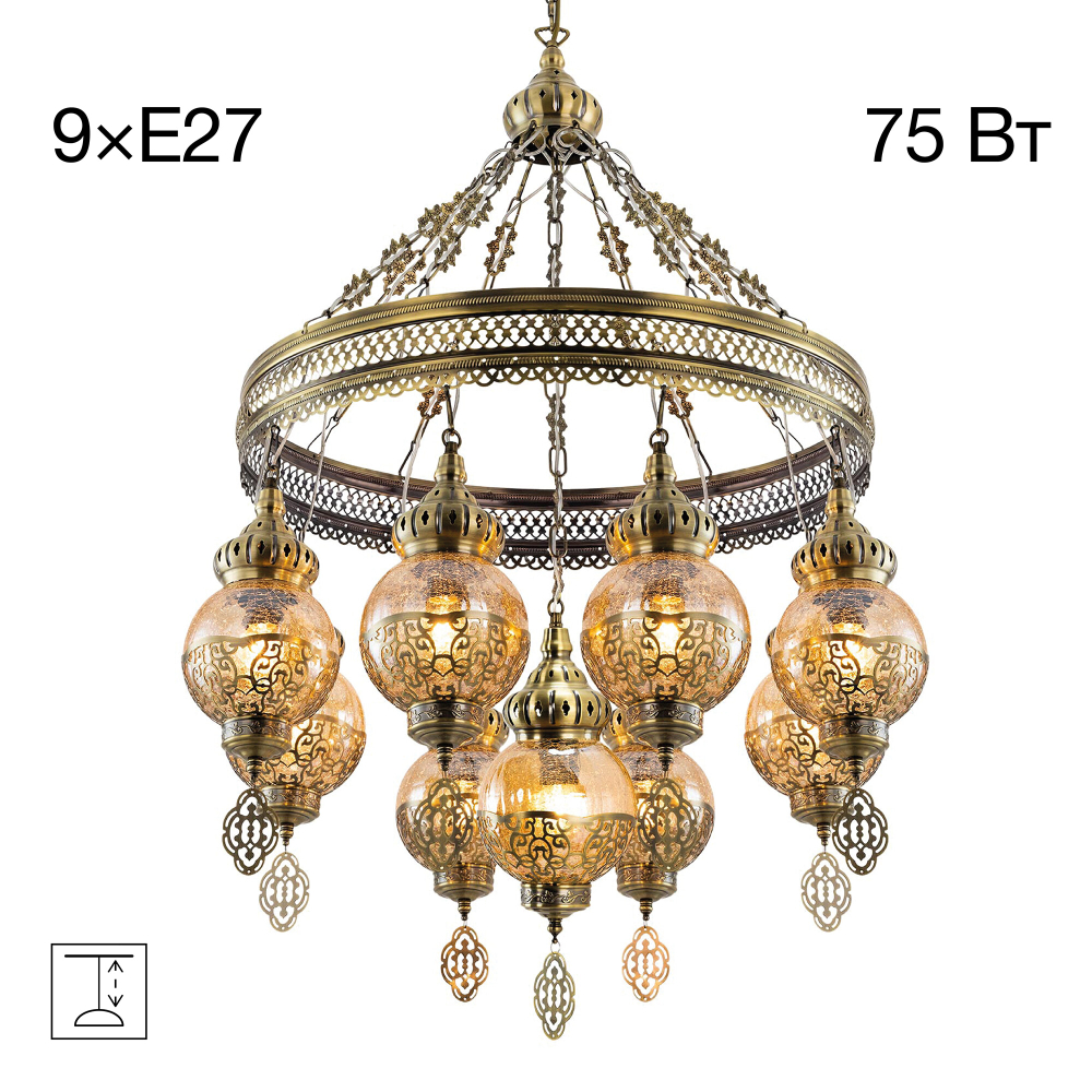 Citilux Каир CL419183 Люстра подвесная Бронза