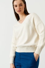22743 Джемпер женский (молочный)