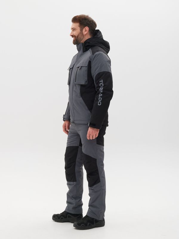 Костюм демисезонный Торнадо -15 ткань Breathable цвет Серый