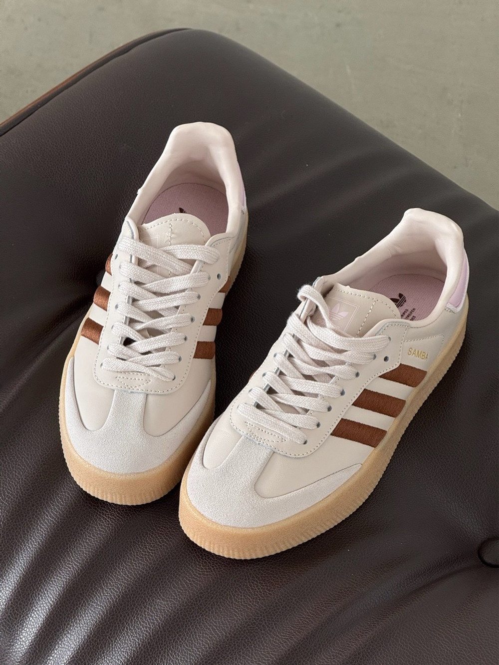 Кеды из натуральной замши и кожи