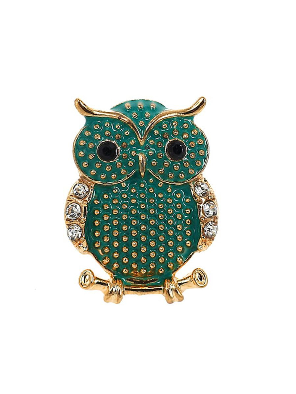 Мини брошь женская "Сова"