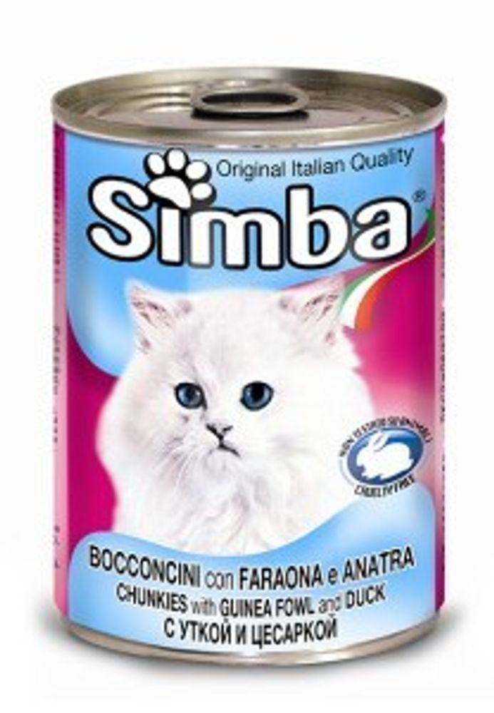 SIMBA Chunkies С уткой и цесаркой 415 гр