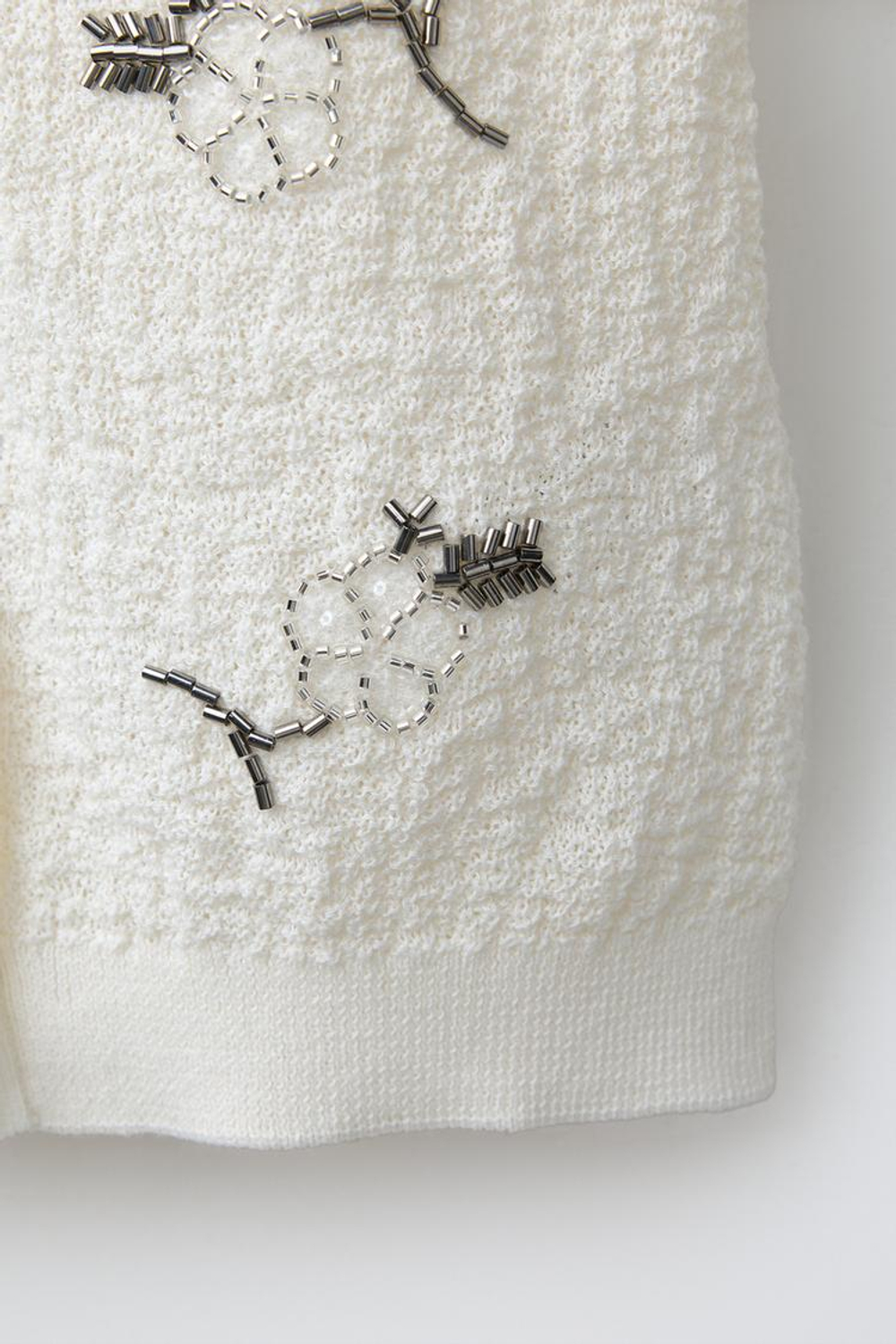 ZARA КАРДИГАН С ВЫШИВКОЙ, БЕЖЕВЫЙ