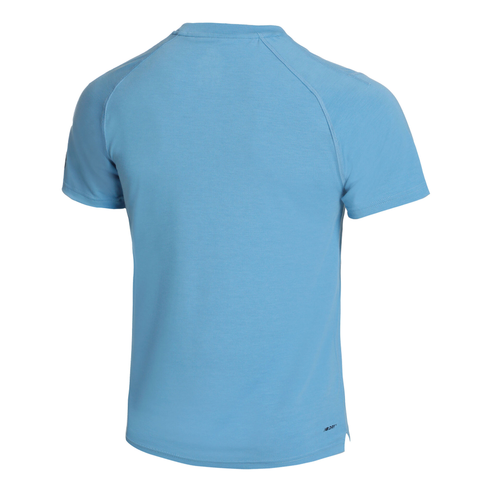 Мужское теннисное поло New Balance R.W.Tech Dri Release T-Shirt Men - Blue