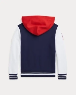 Толстовка с бейсбольным дизайном и нашивками Ralph Lauren