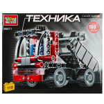 Конструктор пластмассовый 119эл. Техника "Самосвал" 85011-ZH (Город мастеров)