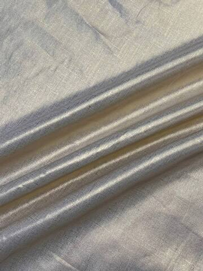 Лен с золотым напылением