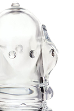 Прозрачная насадка на пенис TOYFA A-Toys с расширенной головкой - 15,3 см. (Цвет: прозрачный)