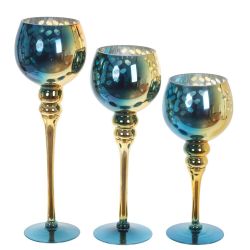 GAEM Набор из 3-х подсвечников, L38 W13 H39,5 см