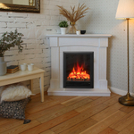 Каминокомплект Real Flame Andrea Corner WT с очагом Eugene (угловой)